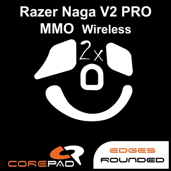 Hyperglides Hypergleits Hypergleids Corepad Skatez Razer Naga V2 Pro